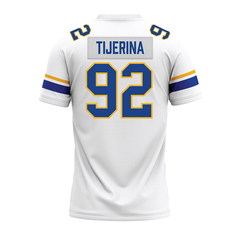 Pittsburgh - NCAA Football : Kaemon Tijerina - White Premium Football Jersey-1
