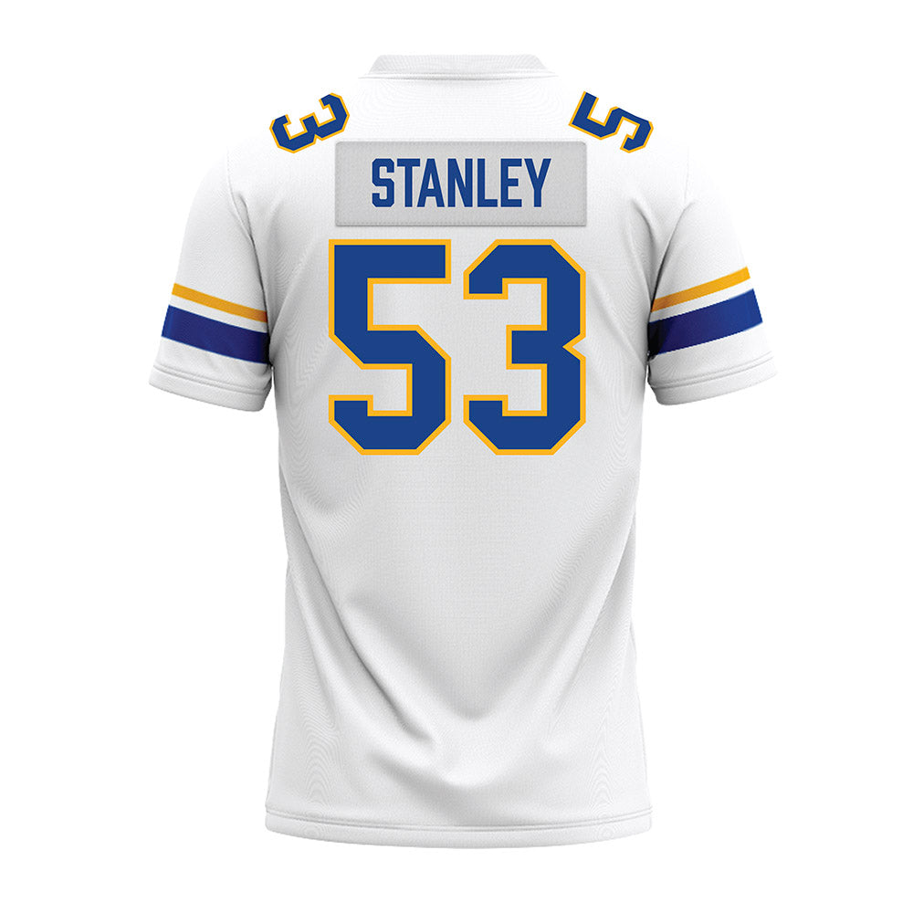 Pittsburgh - NCAA Football : Kendall Stanley - White Premium Football Jersey-1