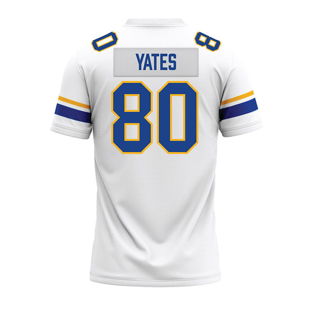 Pittsburgh - NCAA Football : Bryce Yates - White Premium Football Jersey-1