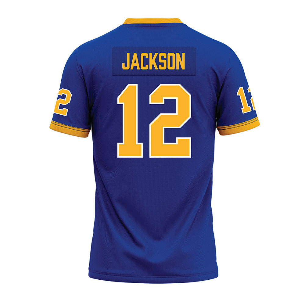 Pittsburgh - NCAA Football : Beau Jackson - Blue Premium Football Jersey-1