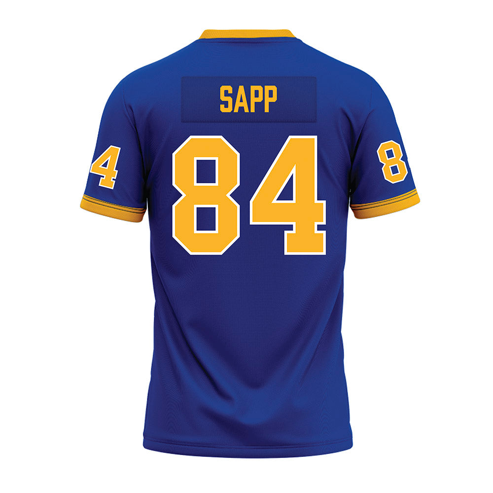 Pittsburgh - NCAA Football : Cam Sapp - Blue Premium Football Jersey-1