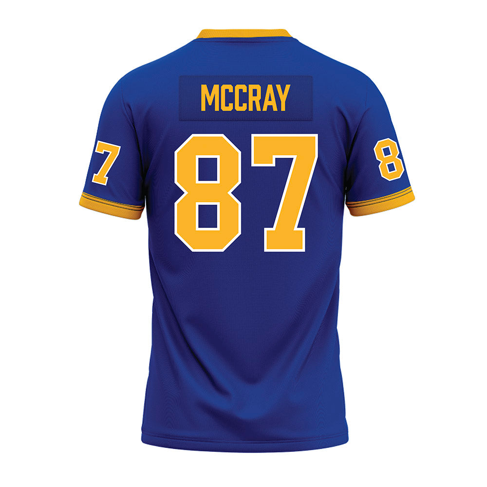 Pittsburgh - NCAA Football : Demetrice McCray - Blue Premium Football Jersey-1