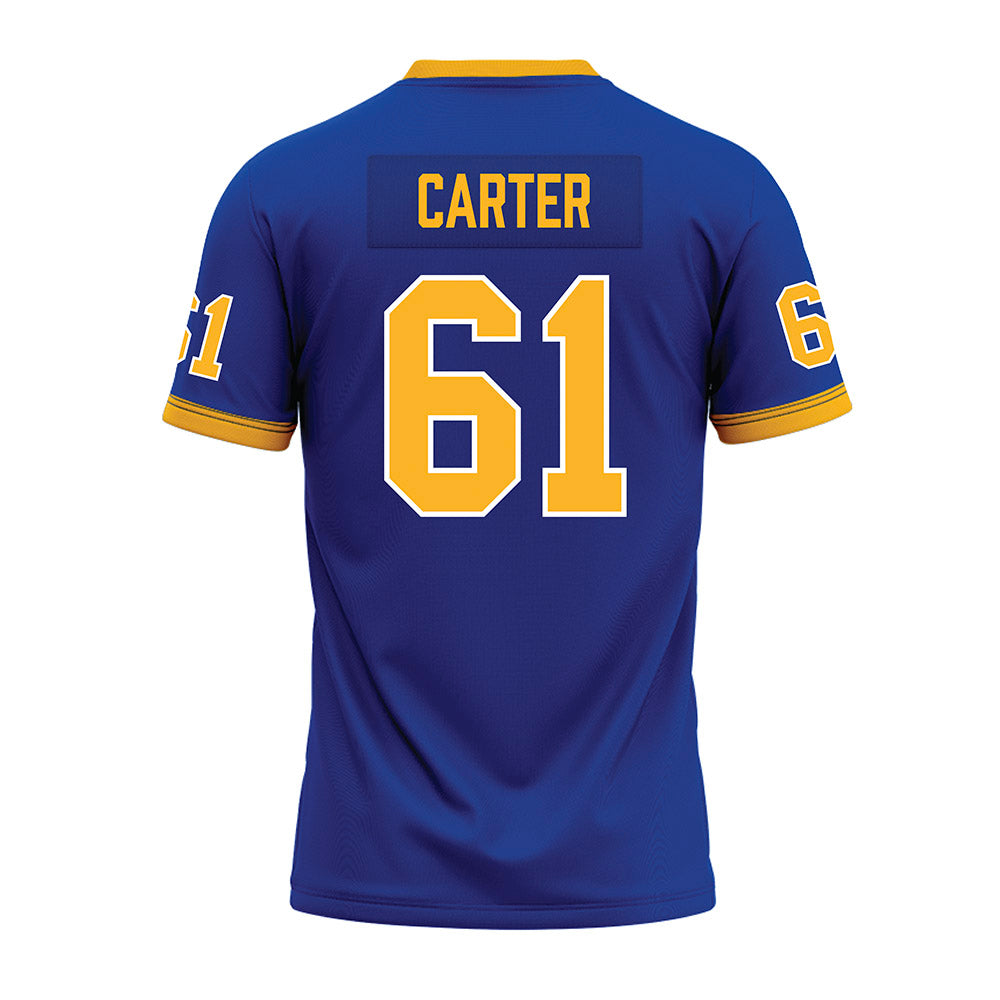 Pittsburgh - NCAA Football : Daniel Carter - Blue Premium Football Jersey-1