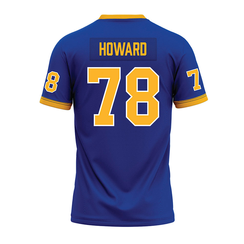 Pittsburgh - NCAA Football : Nicholas Howard - Blue Premium Football Jersey-1