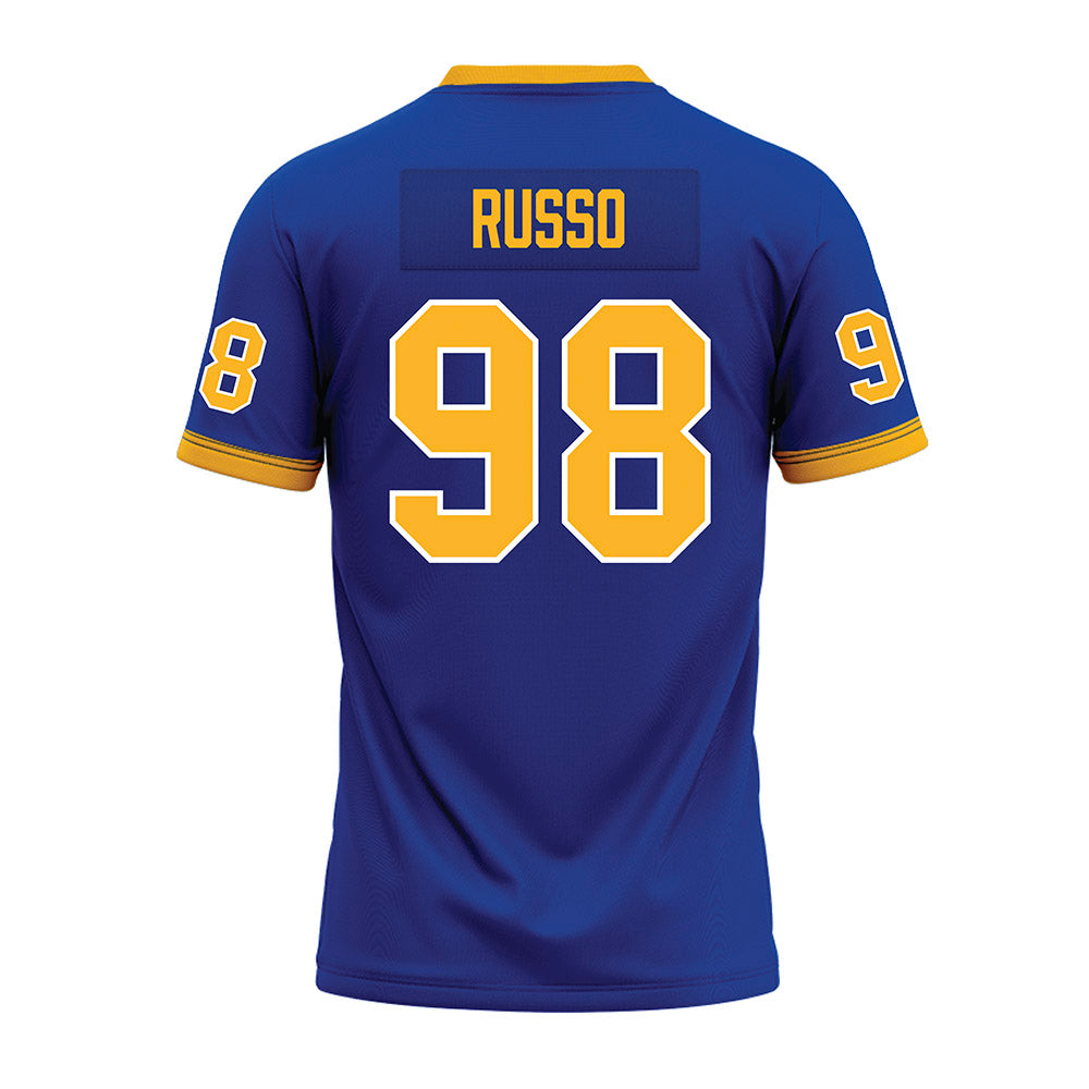Pittsburgh - NCAA Football : Gabe Russo - Blue Premium Football Jersey-1