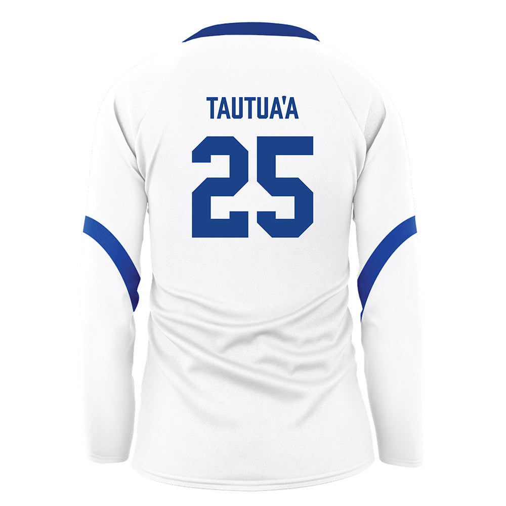 Pittsburgh - NCAA Women's Volleyball : Haiti Tautua'a - White Volleyball Jersey-1