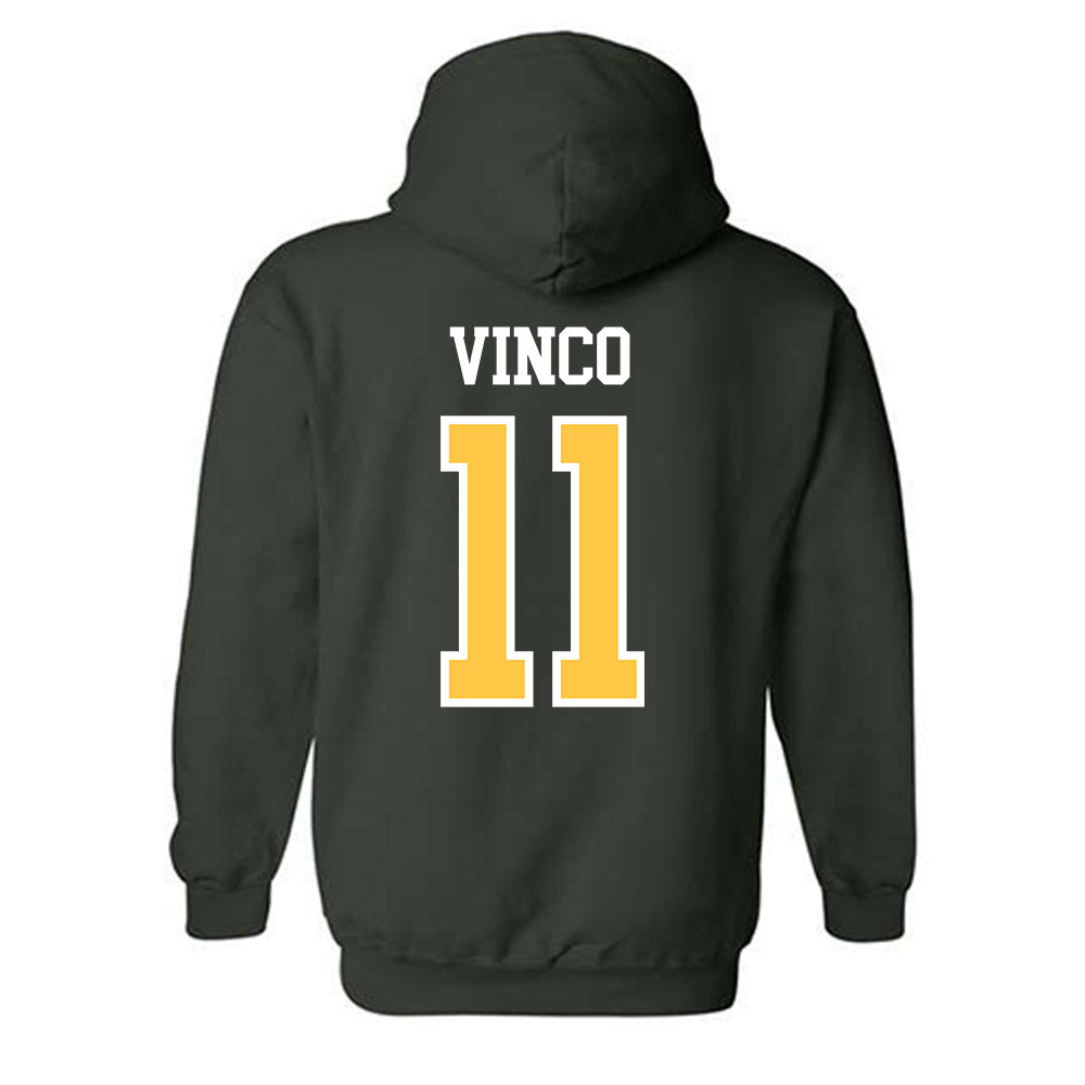 Wayne State - NCAA Softball : Ella Vinco - Classic Shersey Hooded Sweatshirt-1