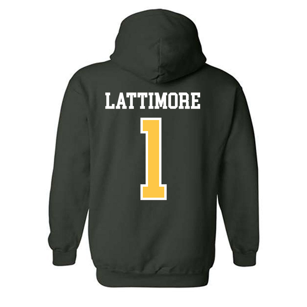 Wayne State - NCAA Football : Joseph Lattimore - Classic Shersey Hooded Sweatshirt-1