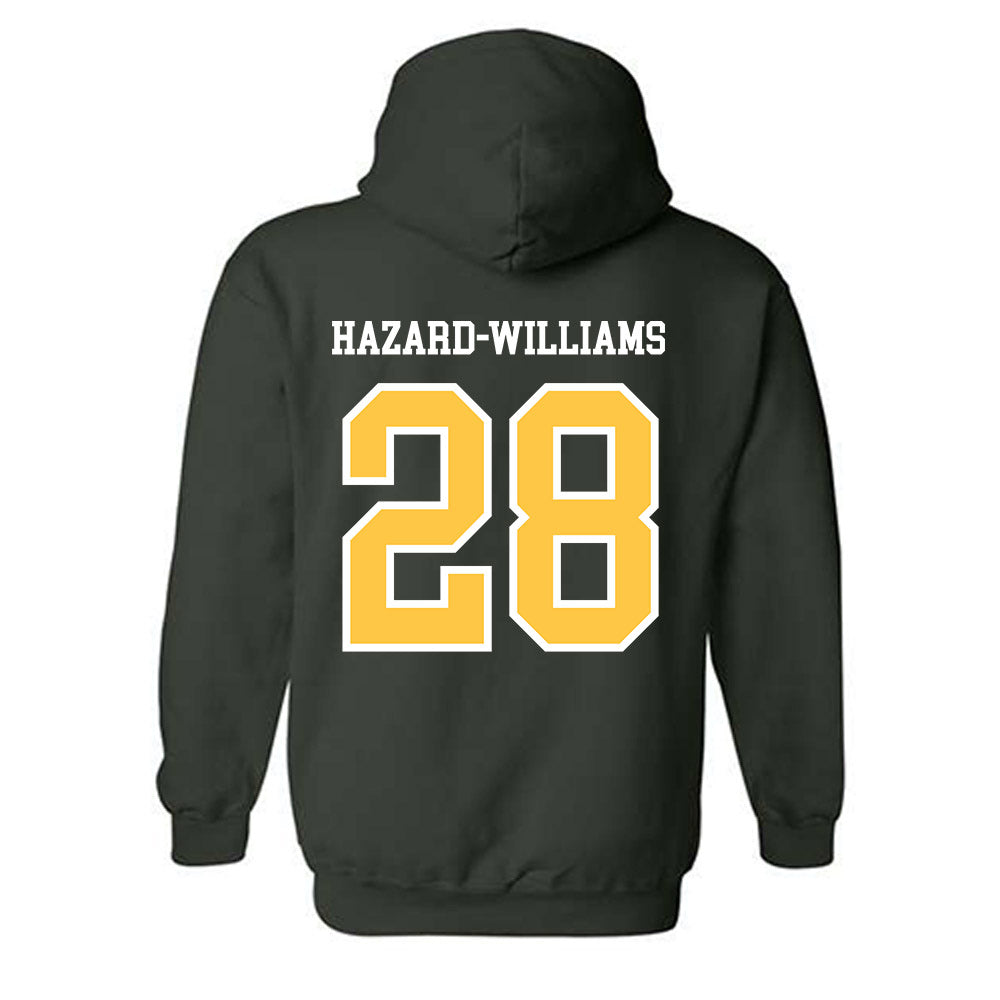 Wayne State - NCAA Football : John Hazard-Williams - Classic Shersey Hooded Sweatshirt-1