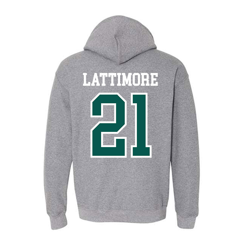 Wayne State - NCAA Football : Joseph Lattimore - Classic Shersey Hooded Sweatshirt-1