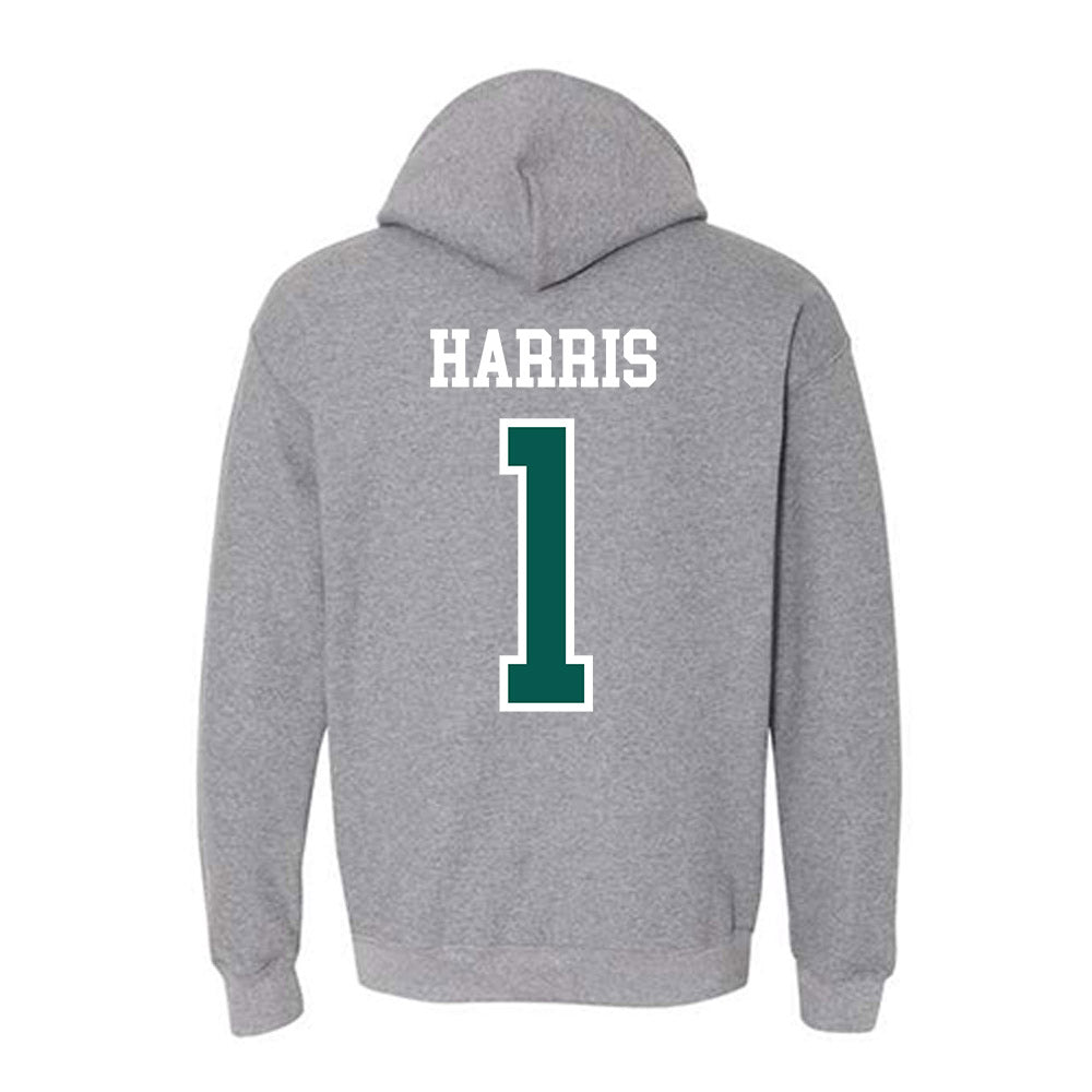 Wayne State - NCAA Football : Manny Harris - Classic Shersey Hooded Sweatshirt-1