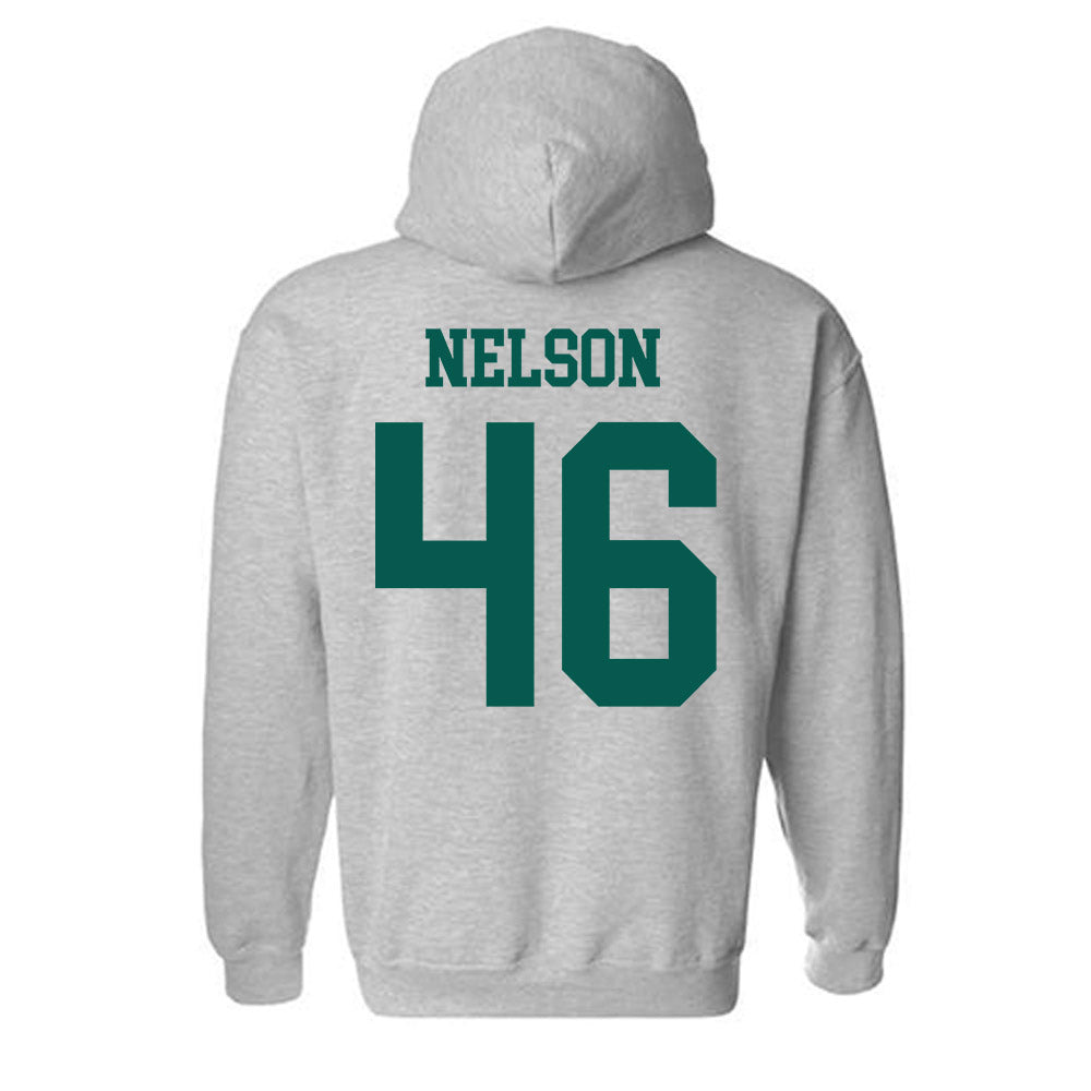 Wayne State - NCAA Football : Johnny Nelson - Classic Shersey Hooded Sweatshirt-1