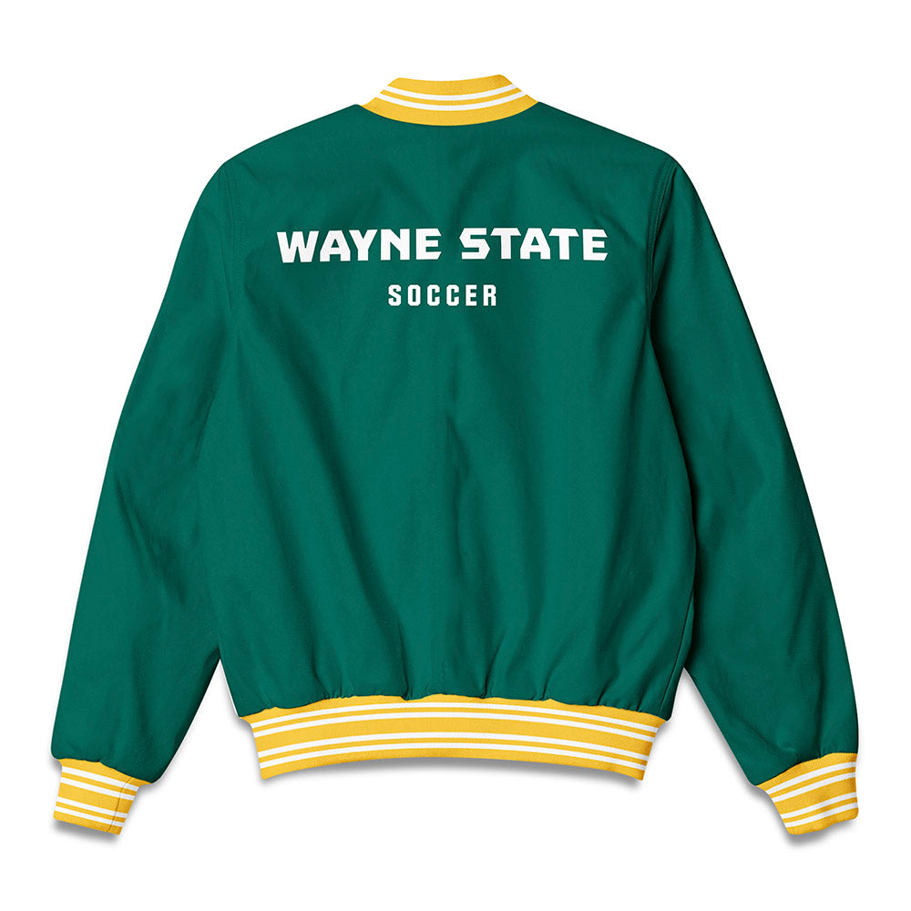 Wayne State - NCAA Women's Soccer : Dalia Jaghbir - Bomber Jacket-1