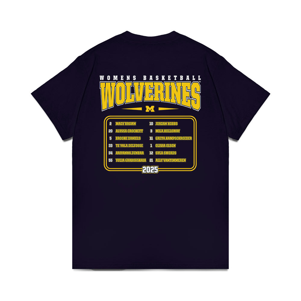 Michigan - NCAA Women's Basketball : - Premium T-Shirt-1