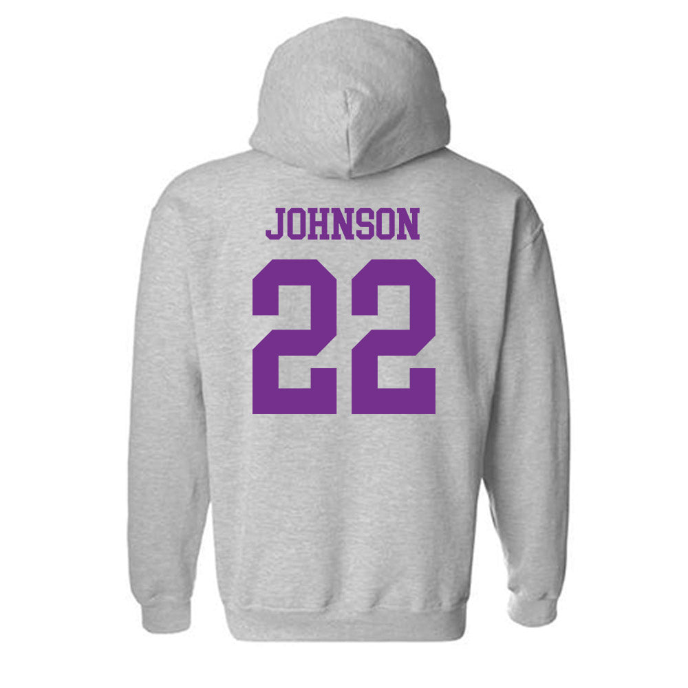 Mount Union - NCAA Men's Basketball : Braylon Johnson - Classic Shersey Hooded Sweatshirt-1
