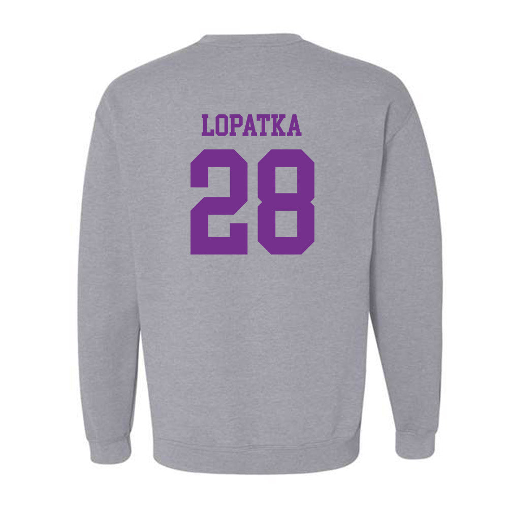 Mount Union - NCAA Men's Lacrosse : Nikolai Lopatka - Classic Shersey Crewneck Sweatshirt-1