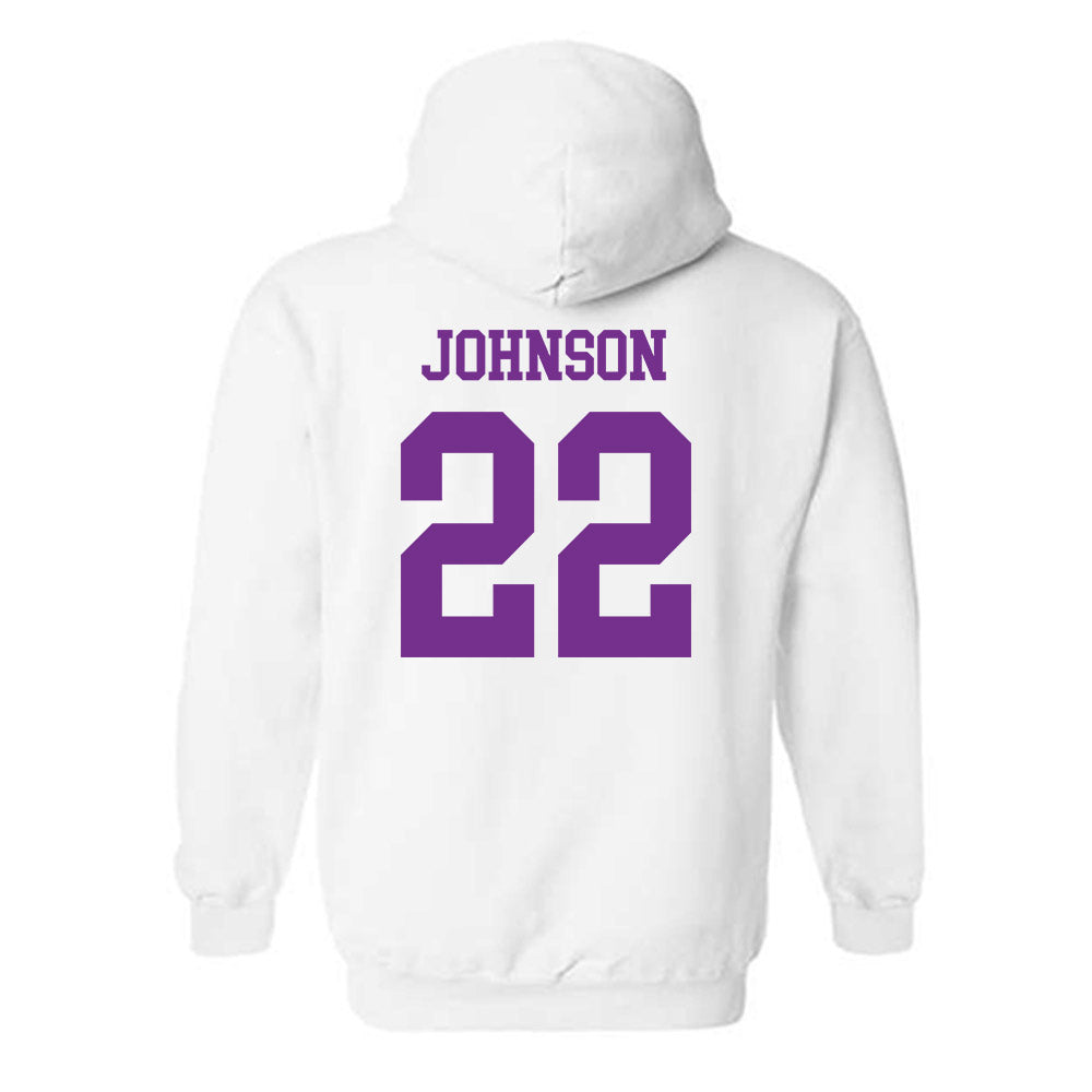 Mount Union - NCAA Men's Basketball : Braylon Johnson - Classic Shersey Hooded Sweatshirt-1