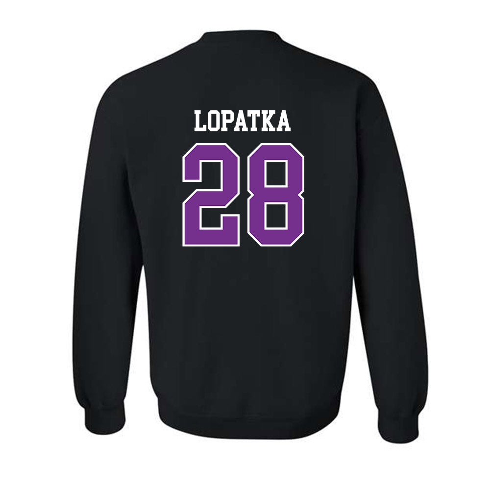 Mount Union - NCAA Men's Lacrosse : Nikolai Lopatka - Classic Shersey Crewneck Sweatshirt-1