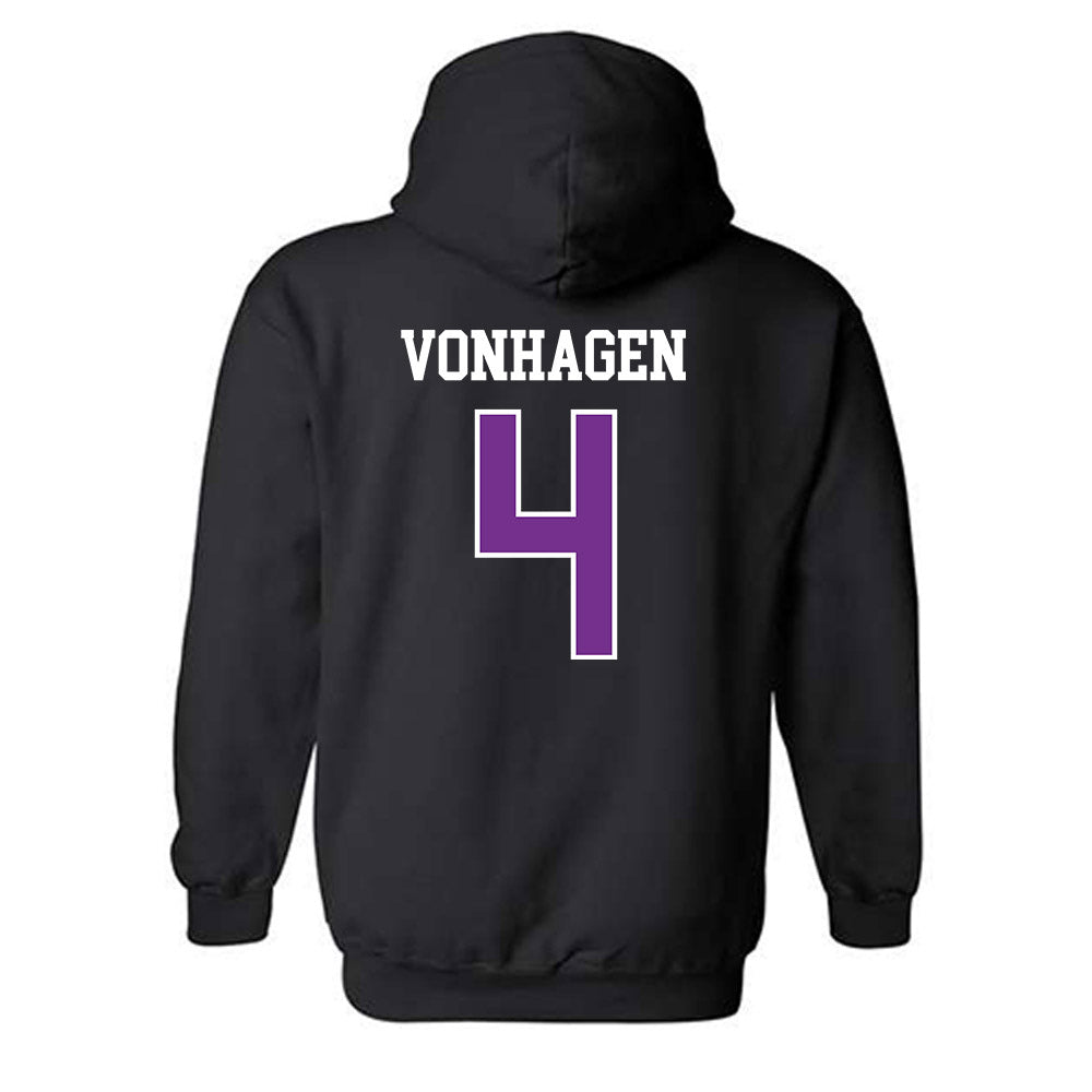 Mount Union - NCAA Football : Konnor VonHagen - Classic Shersey Hooded Sweatshirt-1