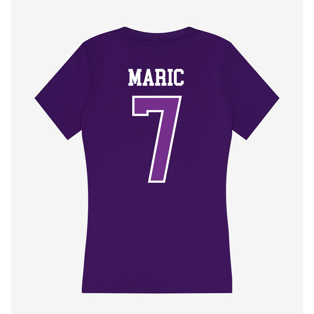 Mount Union - NCAA Football : Ivan Maric - Women's V-Neck T-Shirt-1