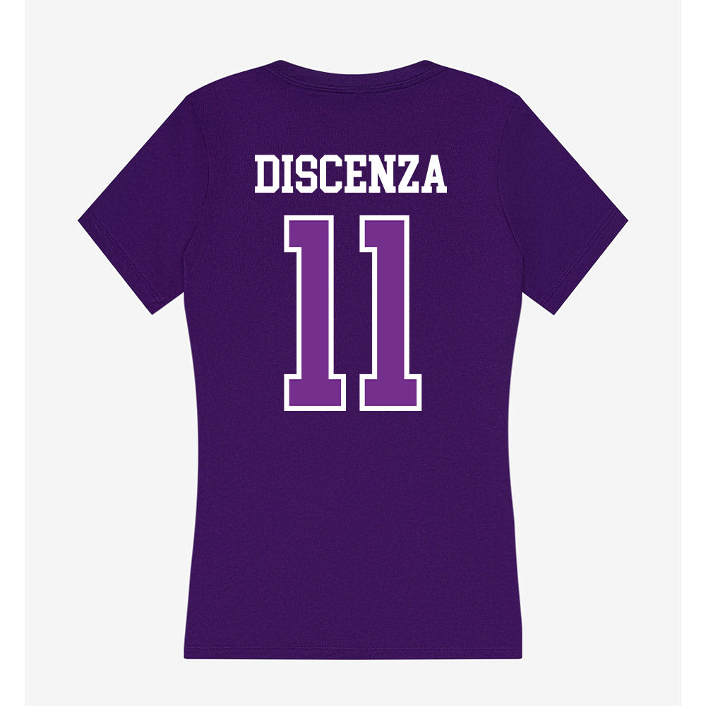 Mount Union - NCAA Men's Lacrosse : Mason Discenza - Women's V-Neck T-Shirt-1