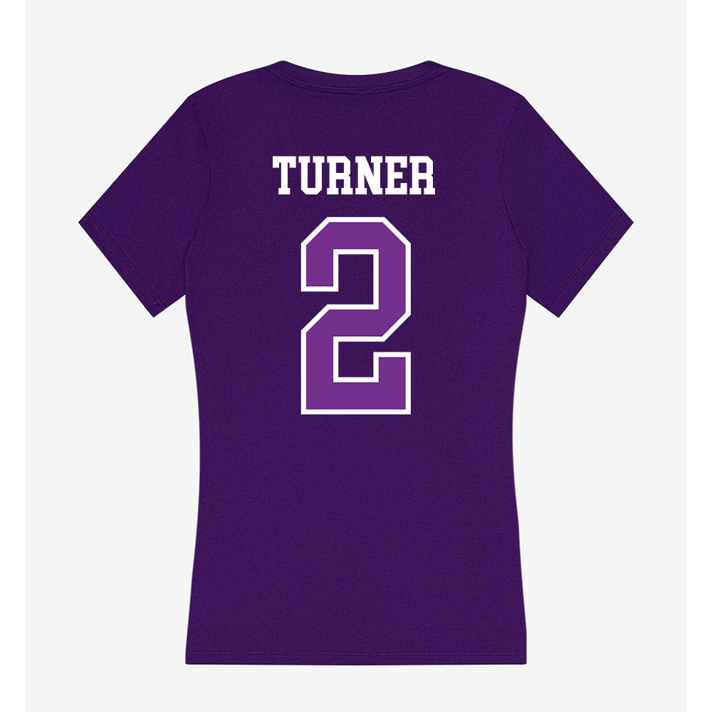 Mount Union - NCAA Football : Nick Turner - Women's V-Neck T-Shirt-1