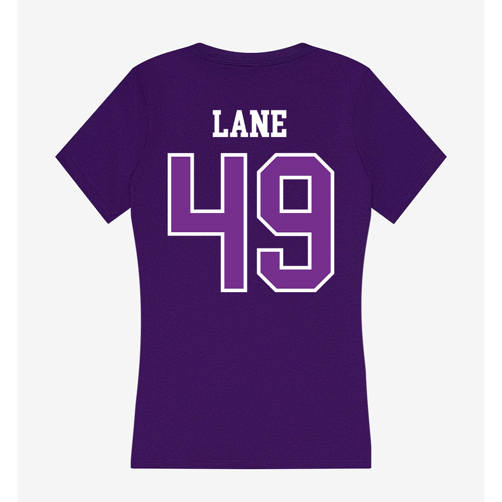 Mount Union - NCAA Football : Jaxon Lane - Women's V-Neck T-Shirt-1