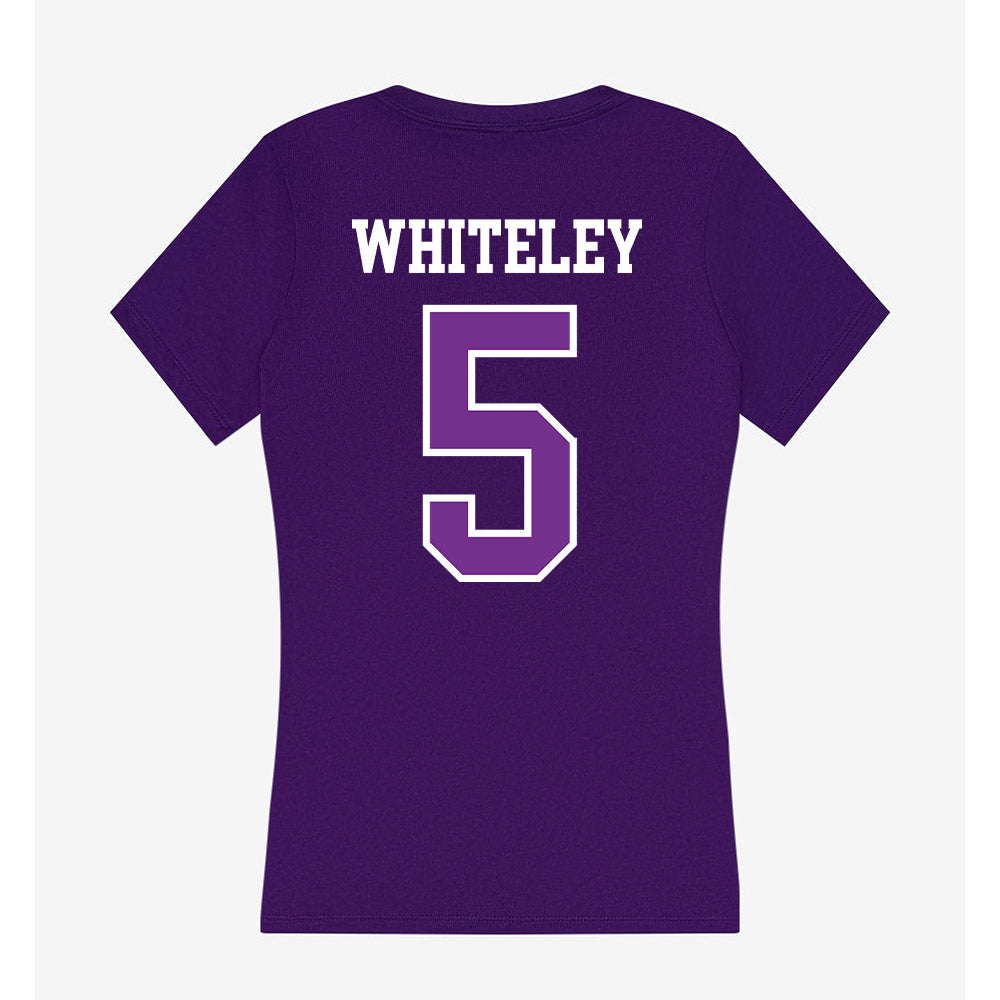 Mount Union - NCAA Football : Jake Whiteley - Women's V-Neck T-Shirt-1