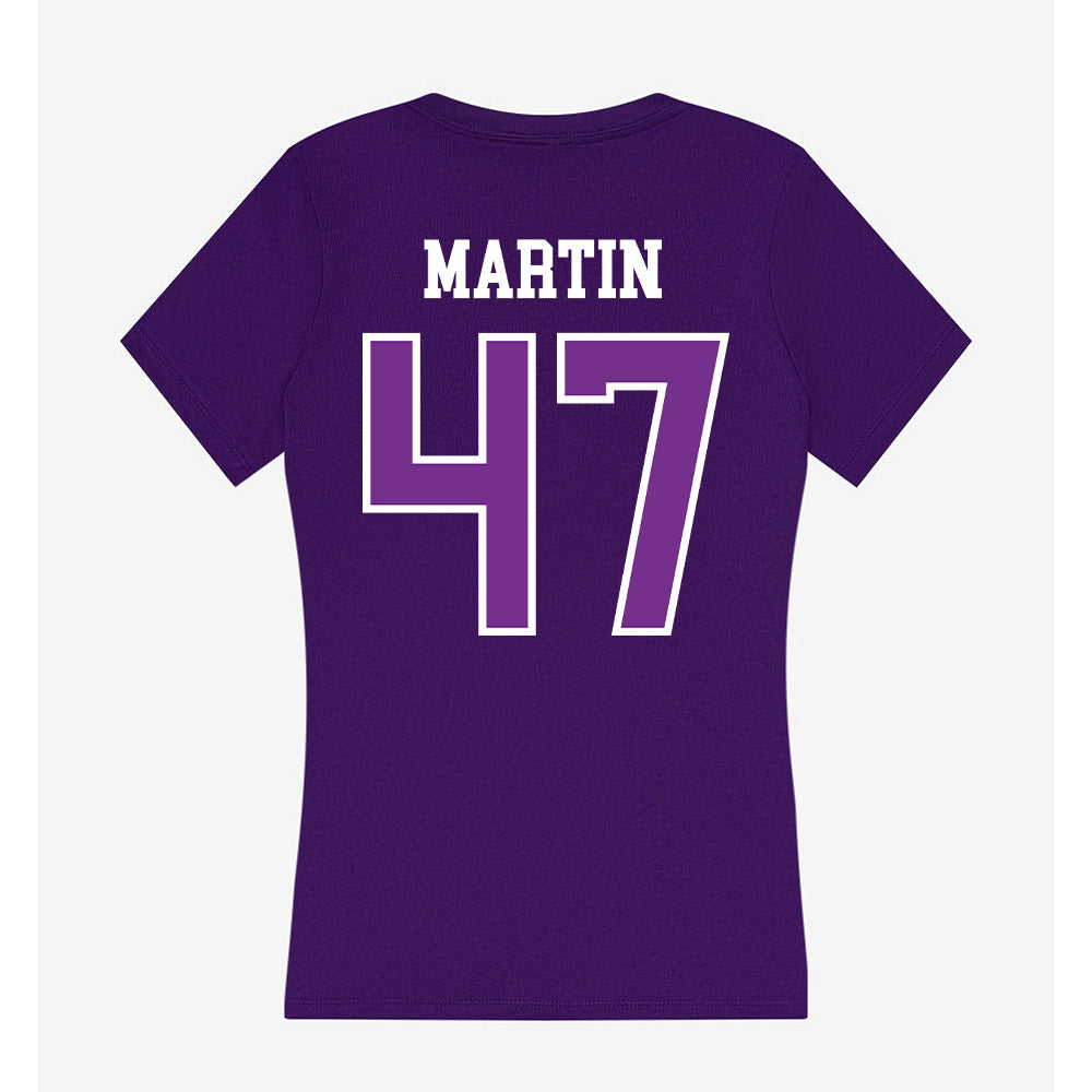 Mount Union - NCAA Baseball : Trey Martin - Women's V-Neck T-Shirt-1