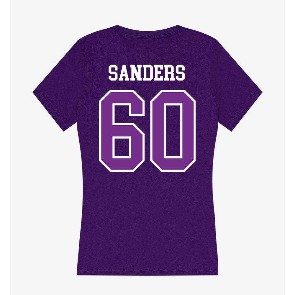 Mount Union - NCAA Baseball : Solomon Sanders - Women's V-Neck T-Shirt-1