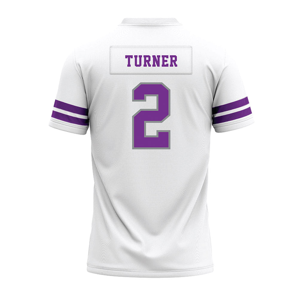 Mount Union - NCAA Football : Nick Turner - White Premium Football Jersey-1
