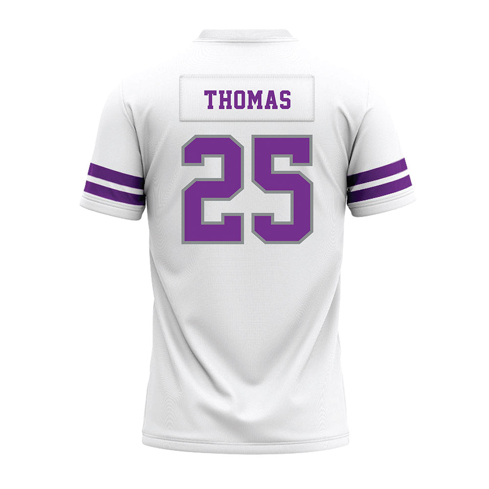 Mount Union - NCAA Football : Shaun Thomas - White Premium Football Jersey-1