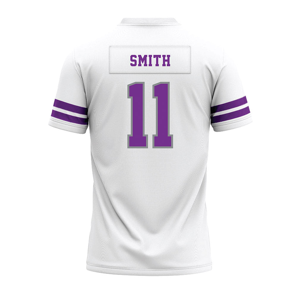 Mount Union - NCAA Football : Preston Smith - White Premium Football Jersey-1