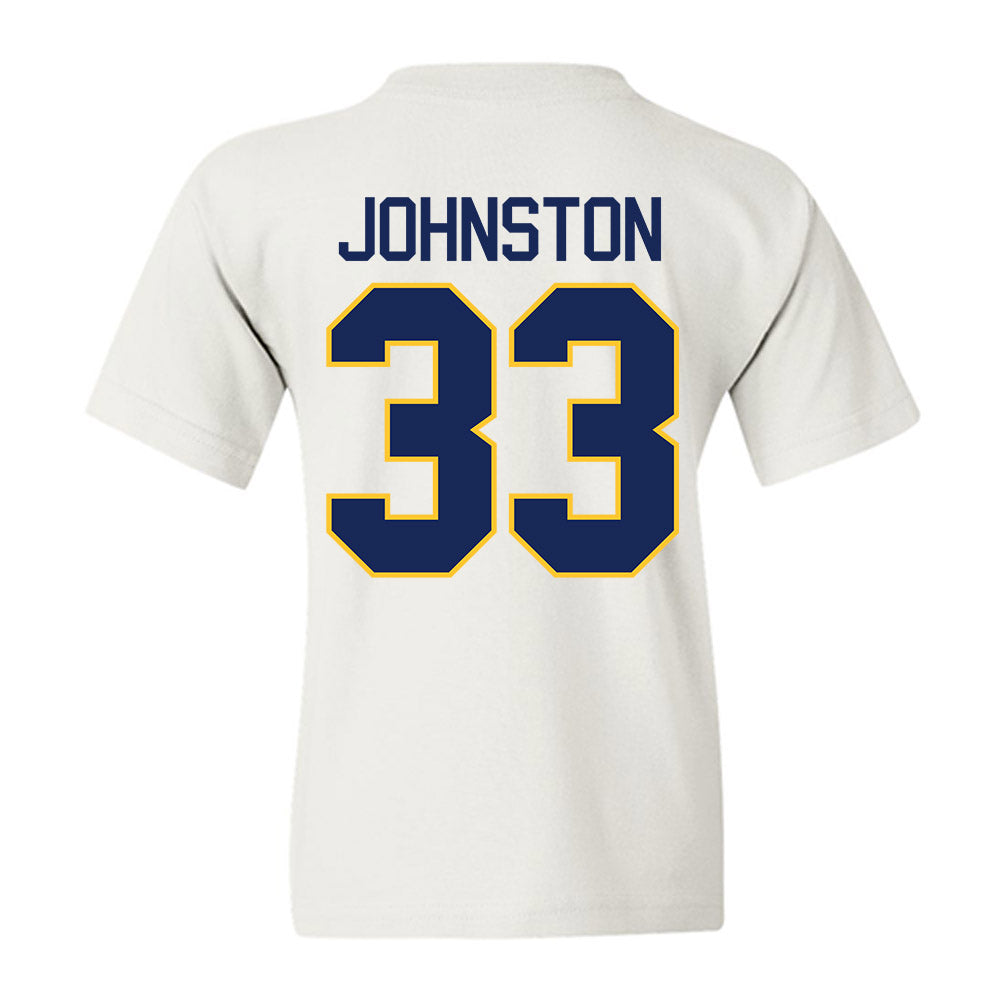 Marquette - NCAA Men's Basketball : Ethan Johnston - NCAA® March Madness® 2025 Shersey Youth T-Shirt-1