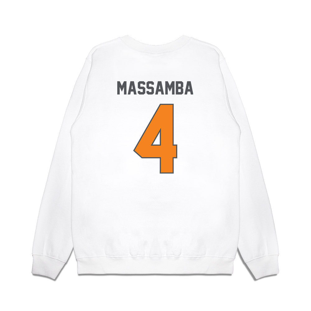 Tennessee - NCAA Men's Basketball : Clarence Massamba - Premium Crewneck Sweatshirt-1