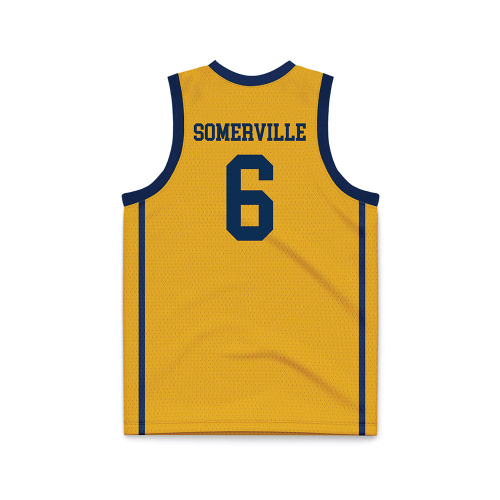 West Virginia - NCAA Men's Basketball : Martin Somerville - Basketball Jersey-1