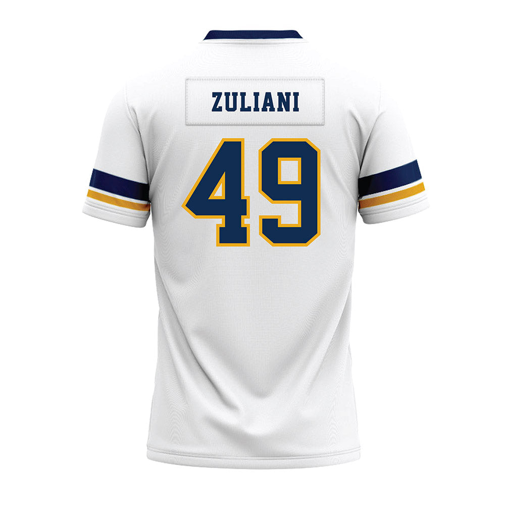West Virginia - NCAA Football : Carter Zuliani - White Premium Football Jersey-1