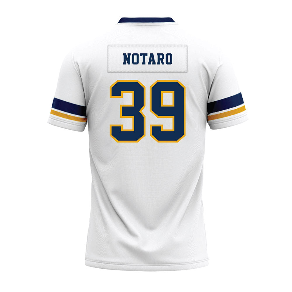 West Virginia - NCAA Football : Peter Notaro - White Premium Football Jersey-1