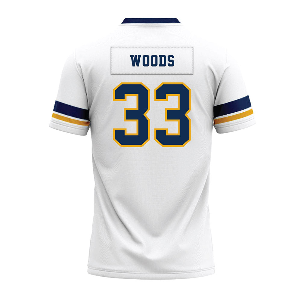 West Virginia - NCAA Football : Ashton Woods - White Premium Football Jersey-1