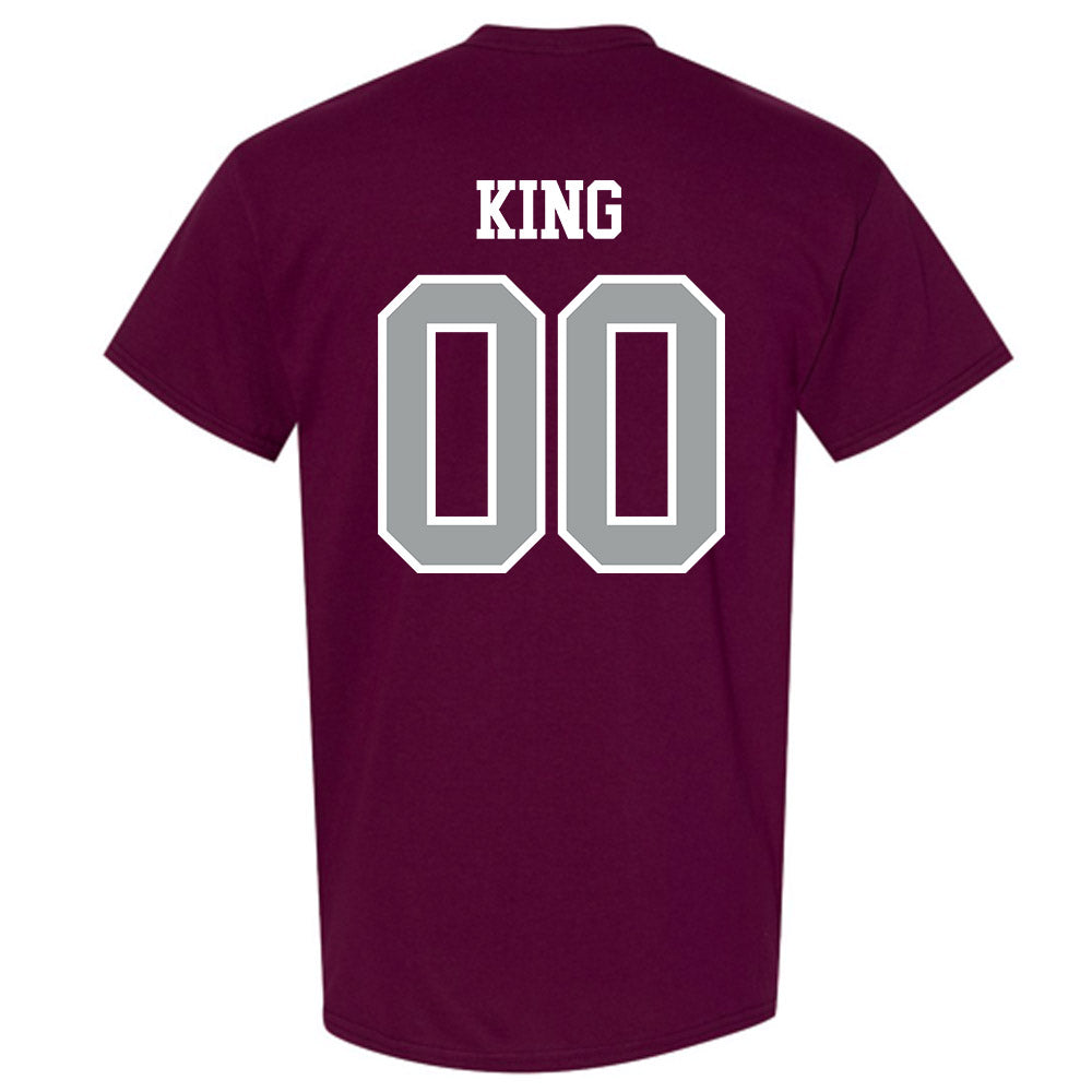 Texas A&M - NCAA Baseball : Cayden King - Sports Shersey T-Shirt-1