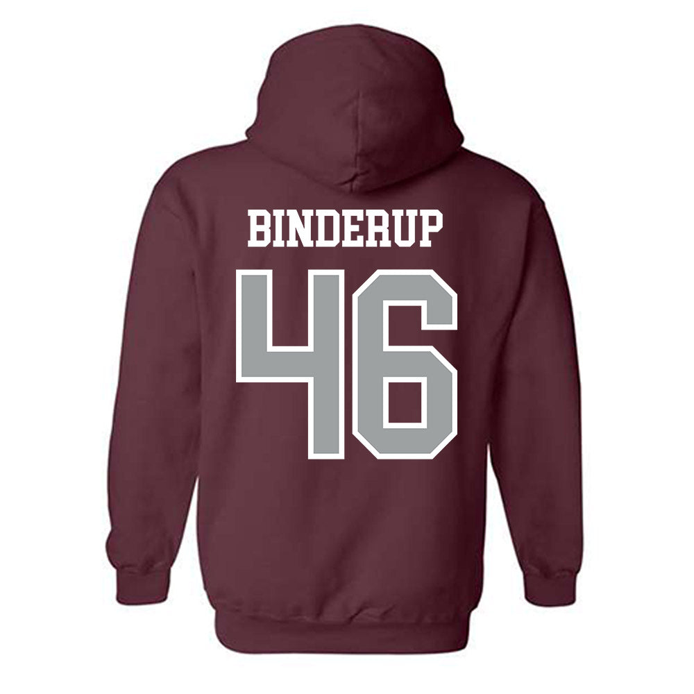 Texas A&M - NCAA Baseball : Blake Binderup - Sports Shersey Hooded Sweatshirt-1