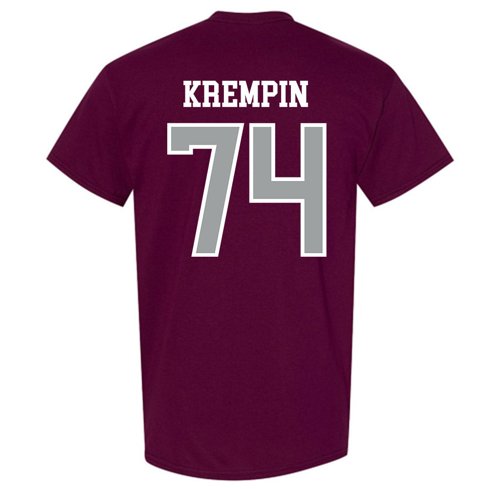 Texas A&M - NCAA Football : Zaden Krempin - Sports Shersey T-Shirt-1