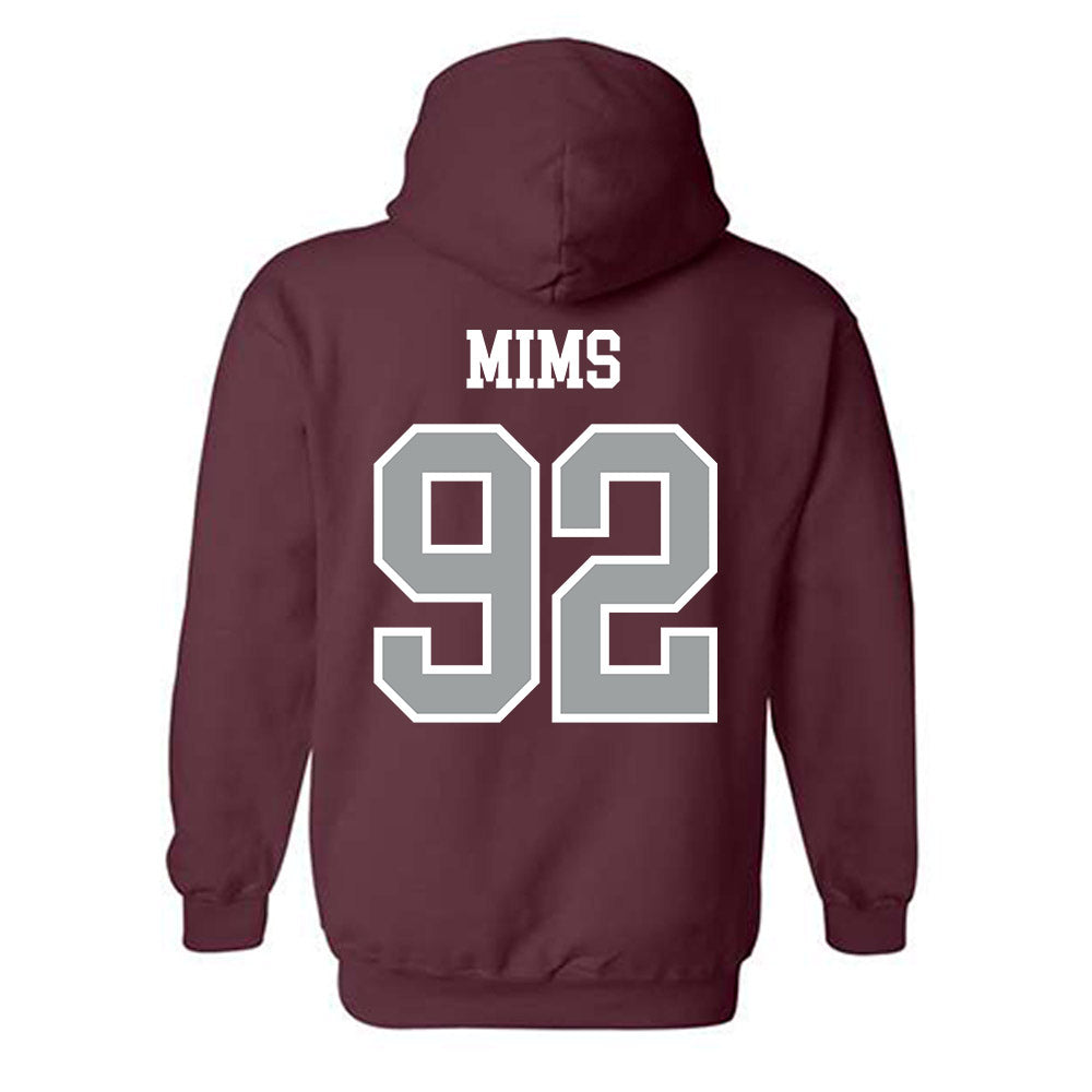 Texas A&M - NCAA Football : CJ Mims - Sports Shersey Hooded Sweatshirt-1