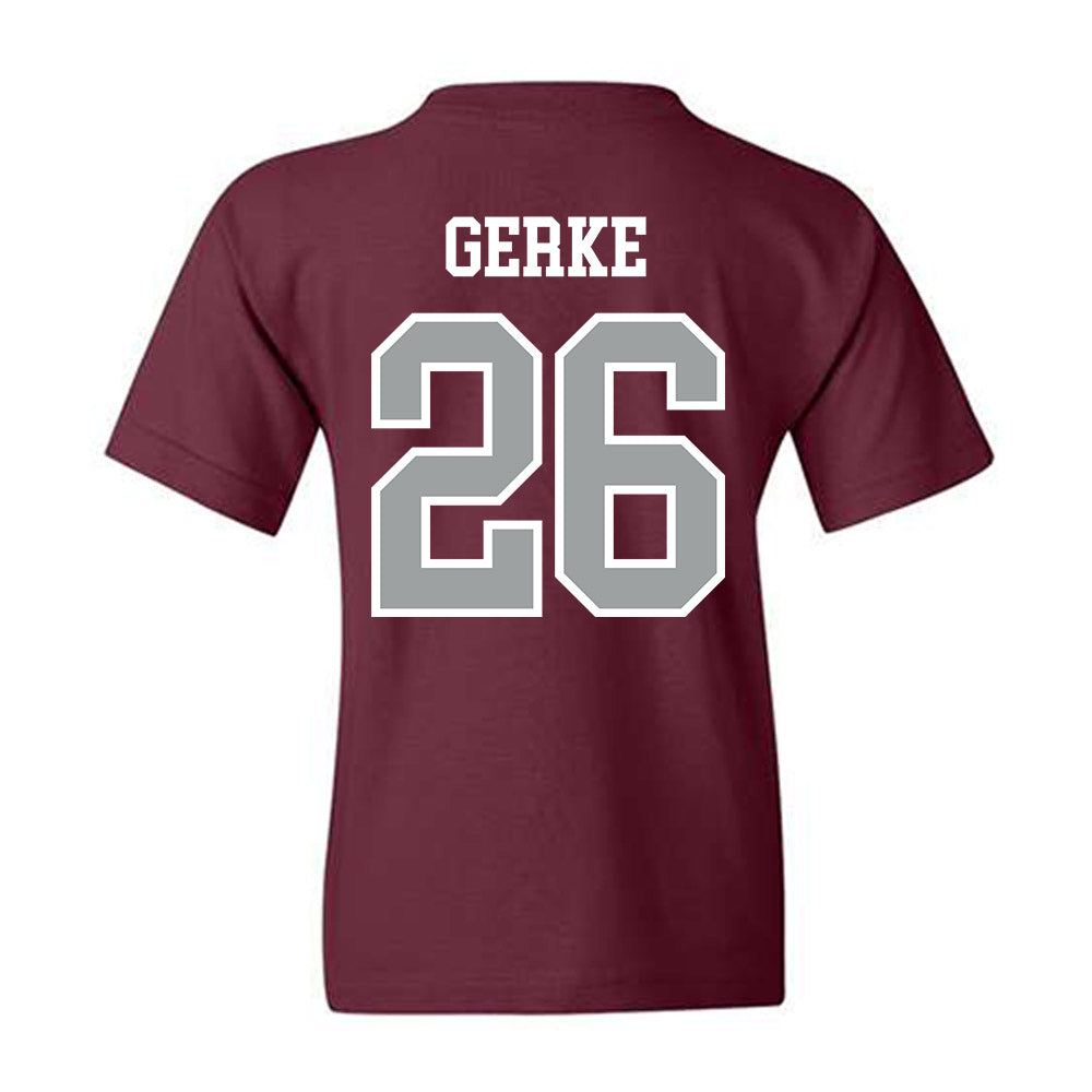 Texas A&M - NCAA Football : Layne Gerke - Sports Shersey Youth T-Shirt-1