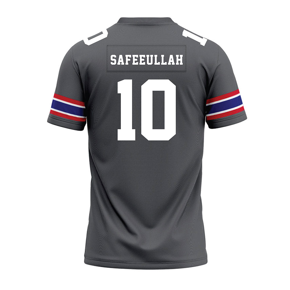 TN State - NCAA Football : Syncere Safeeullah - Grey Premium Football Jersey-1