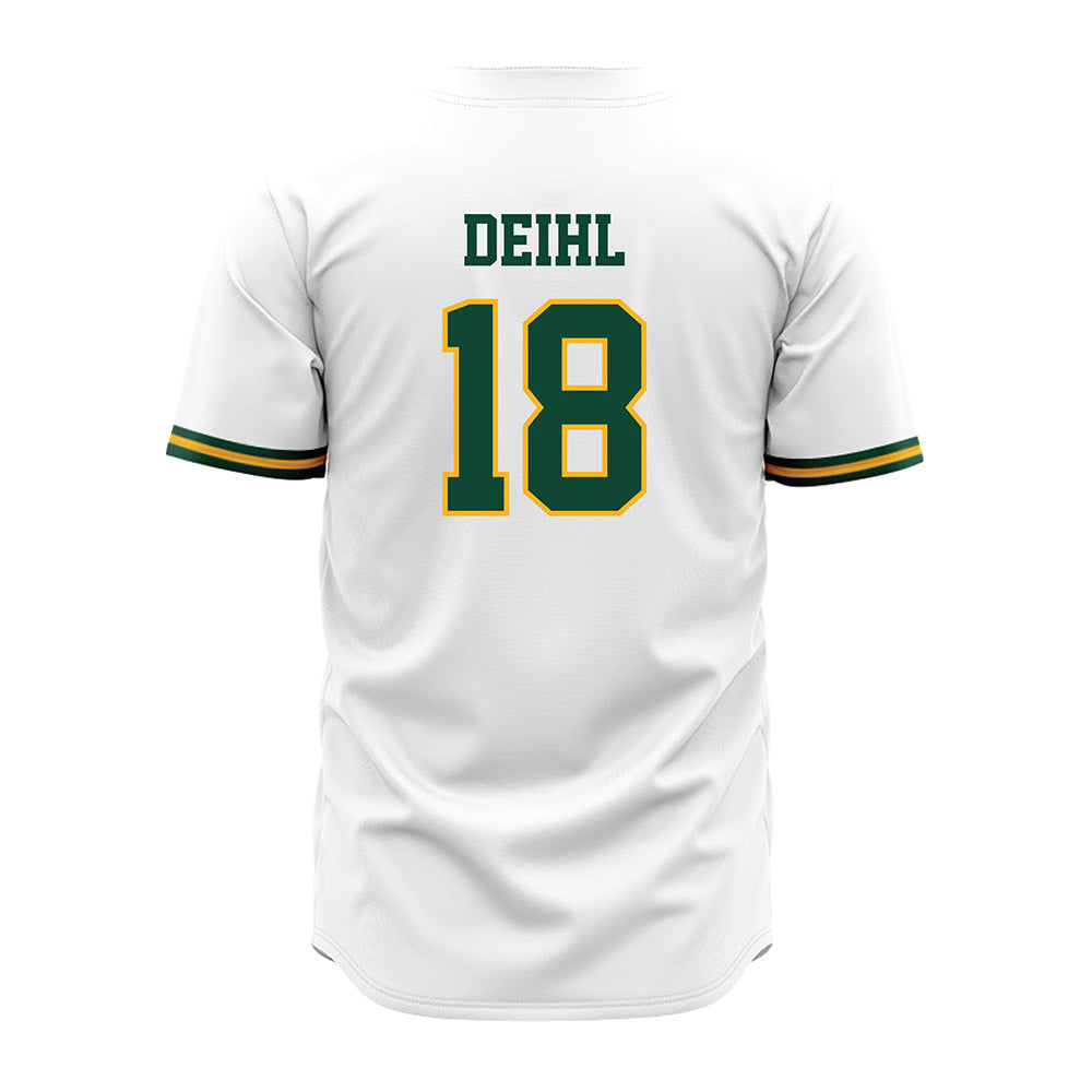 Baylor - NCAA Baseball : Keegan Deihl - White Jersey-1
