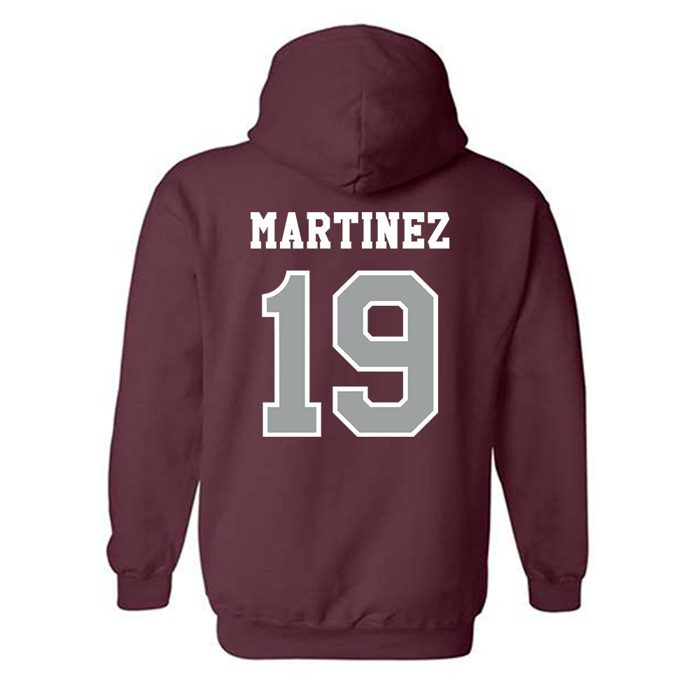Texas A&M - NCAA Men's Basketball : Eemil Martinez - Classic Shersey Hooded Sweatshirt-1