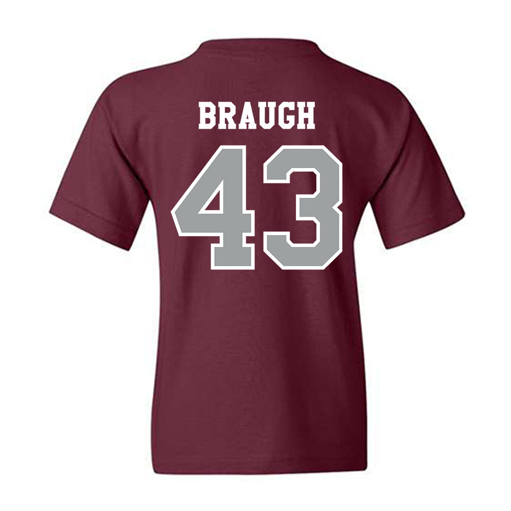 Texas A&M - NCAA Football : Carter Braugh - Classic Shersey Youth T-Shirt-1