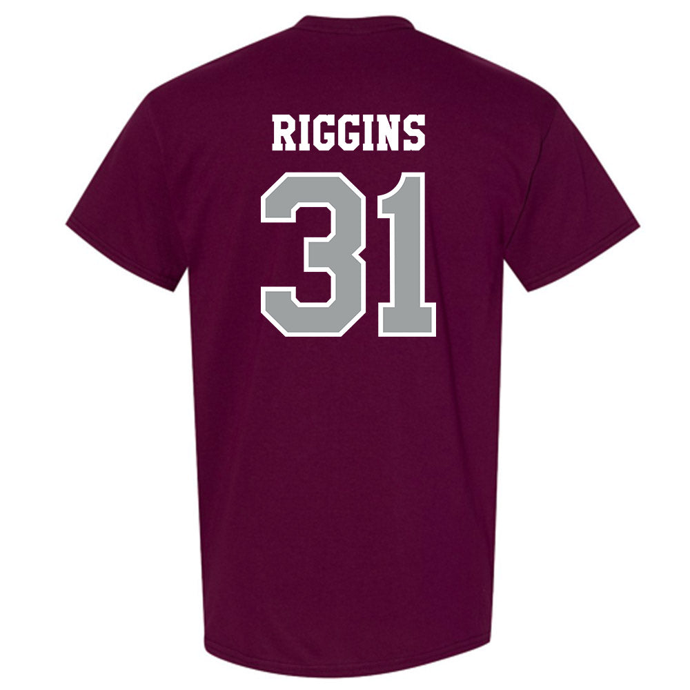 Texas A&M - NCAA Football : Kelvion Riggins - Classic Shersey T-Shirt-1
