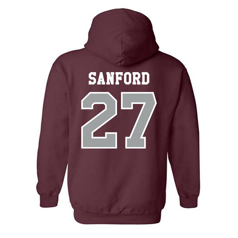 Texas A&M - NCAA Football : Daymion Sanford - Classic Shersey Hooded Sweatshirt-1